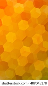beautiful light orange color geometry background. vector illustration. polygonal pattern. design for banner, presentation, wallpaper.