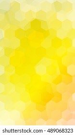 beautiful light orange color geometry background. vector illustration. polygonal pattern. design for banner, presentation, wallpaper.
