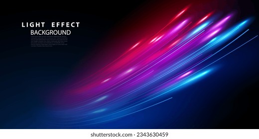 beautiful light speed line background on black background abstract design vector illustration