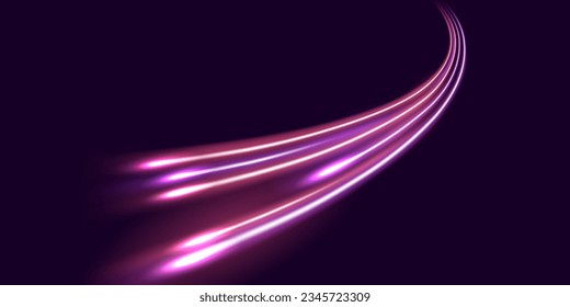 beautiful light speed line background on black background abstract design vector illustration