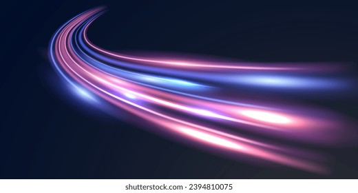 hermoso fondo de línea de velocidad de luz sobre fondo negro ilustración de vector de diseño abstracto