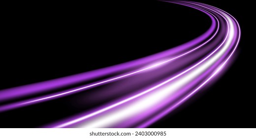 beautiful light speed line background on black background abstract design vector illustration