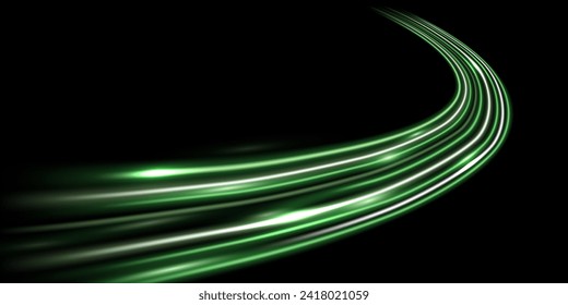 beautiful light speed line background on black background abstract design vector illustration