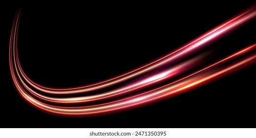 beautiful light speed line background on black background abstract design vector illustration