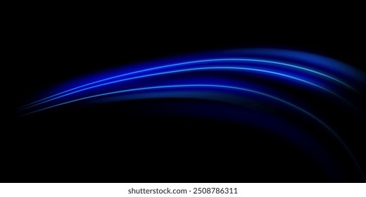 beautiful light speed line background on black background abstract design vector illustration