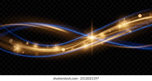Hermoso fondo de línea de velocidad de luz sobre fondo negro Ilustración vectorial de diseño abstracto