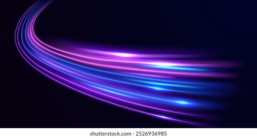 beautiful light speed line background on black background abstract design vector illustration
