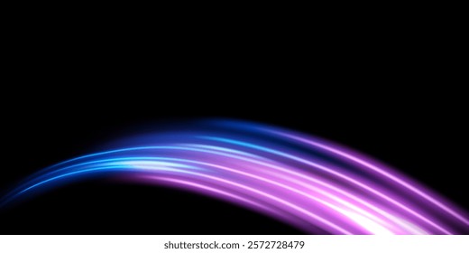 beautiful light speed line background on black background abstract design vector illustration