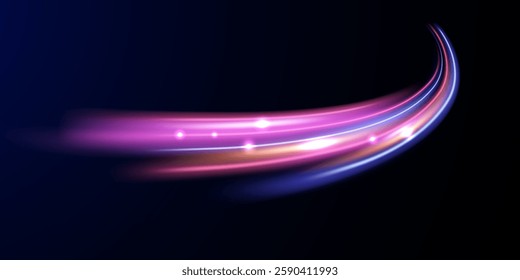 beautiful light speed line background on black background abstract design vector illustration