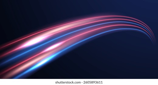 beautiful light speed line background on black background abstract design vector illustration