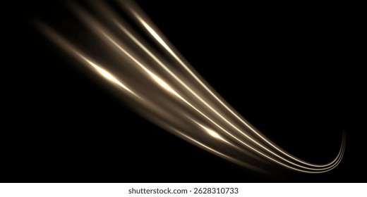 beautiful light speed line background on black background abstract design vector illustration