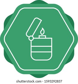 Beautiful Lighter Line Vector Icon