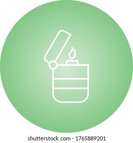 Beautiful Lighter Line Vector Icon