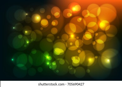 Beautiful lights background bokeh Illustration