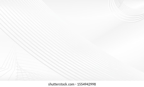 Beautiful line abstract background with white color effect.
Simple,digital and modern background with smooth gradient white color.