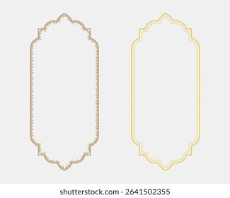Beautiful line floral art frame and decorative text box layout set with elegant plant borders for high-end branding and covers