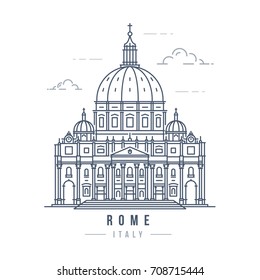Free art print of Vatican sketch. Vatican sketch hand drawn image. Vector  illustration. | FreeArt | fa10732823