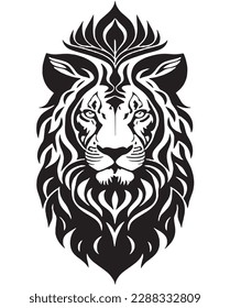 the beautiful lion vector design