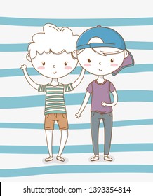 beautiful little boys couple characters