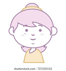 beautiful little girl character