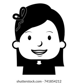 beautiful little girl character