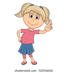 Girl Point Stock Vectors, Images & Vector Art | Shutterstock