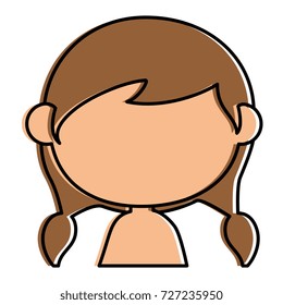 beautiful little girl shirtless character