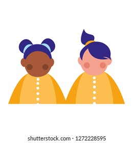beautiful little girls interracial couple characters
