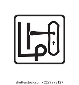 Beautiful lock and handles Logo design for Multiple Uses 