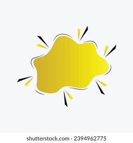 A beautiful logo with 2 colors and a yellow gradient