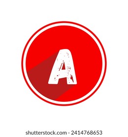 A beautiful logo of A