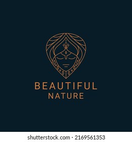 Beautiful logo design icon template