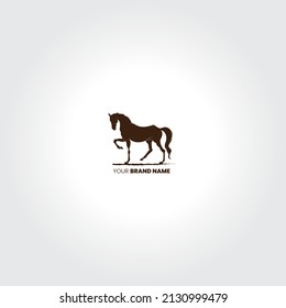 Schönes Logo-Design eines Hengellion, Vektorgrafik des Pferdes, Eine Idee für das Firmenlogo