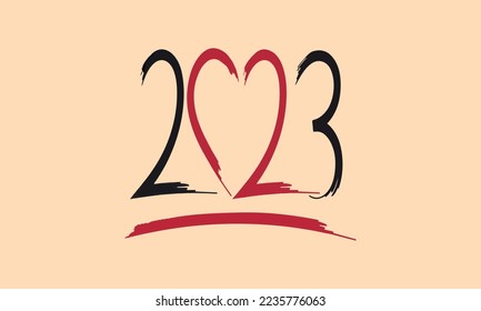 beautiful logo design used to enter the new year