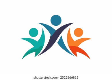 A beautiful logo design vector art in white background illustration.