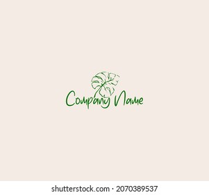 A beautiful logo on the theme of an environmentally friendly product and business in the field of ecology