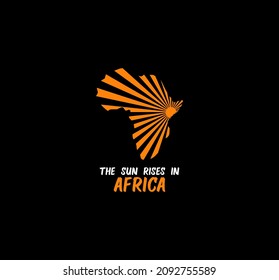 beautiful logo on the theme of the future of Africa