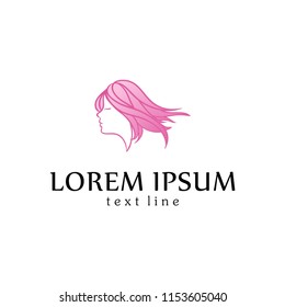 Beautiful logo salon or spa simple style