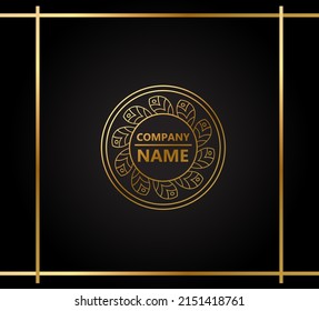 a beautiful logo in which the circle