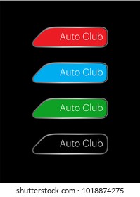 Beautiful logotype for auto company, club, car festival, driver and etc.