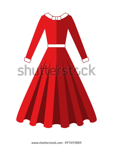 red dress attire