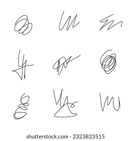 beautiful looking abstract doodles with different shapes, spirals, helix etc