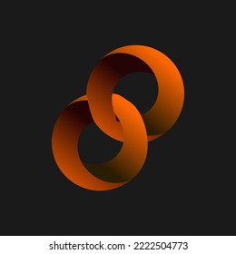 Beautiful looking logo design vector simple colored modern illustration