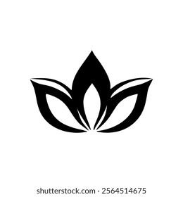 A beautiful lotus flower vector illustration