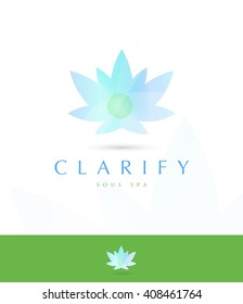 BEAUTIFUL LOTUS FLOWER VECTOR LOGO