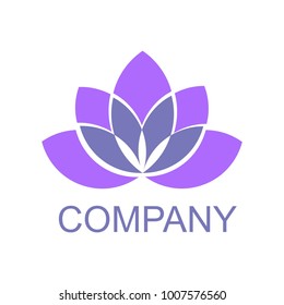 Beautiful Lotus logo design template