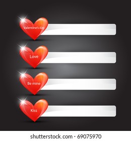 beautiful love banner design