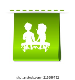Beautiful Love Couple web icon