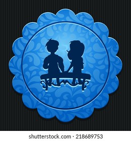 Beautiful Love Couple web icon
