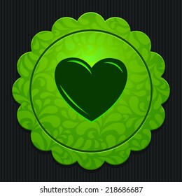 Beautiful Love Heart web icon